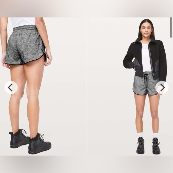 Lululemon Choose A Side 3” Shorts Womens  6 Reversible Heather Luxe Multi Black - Picture 13 of 13